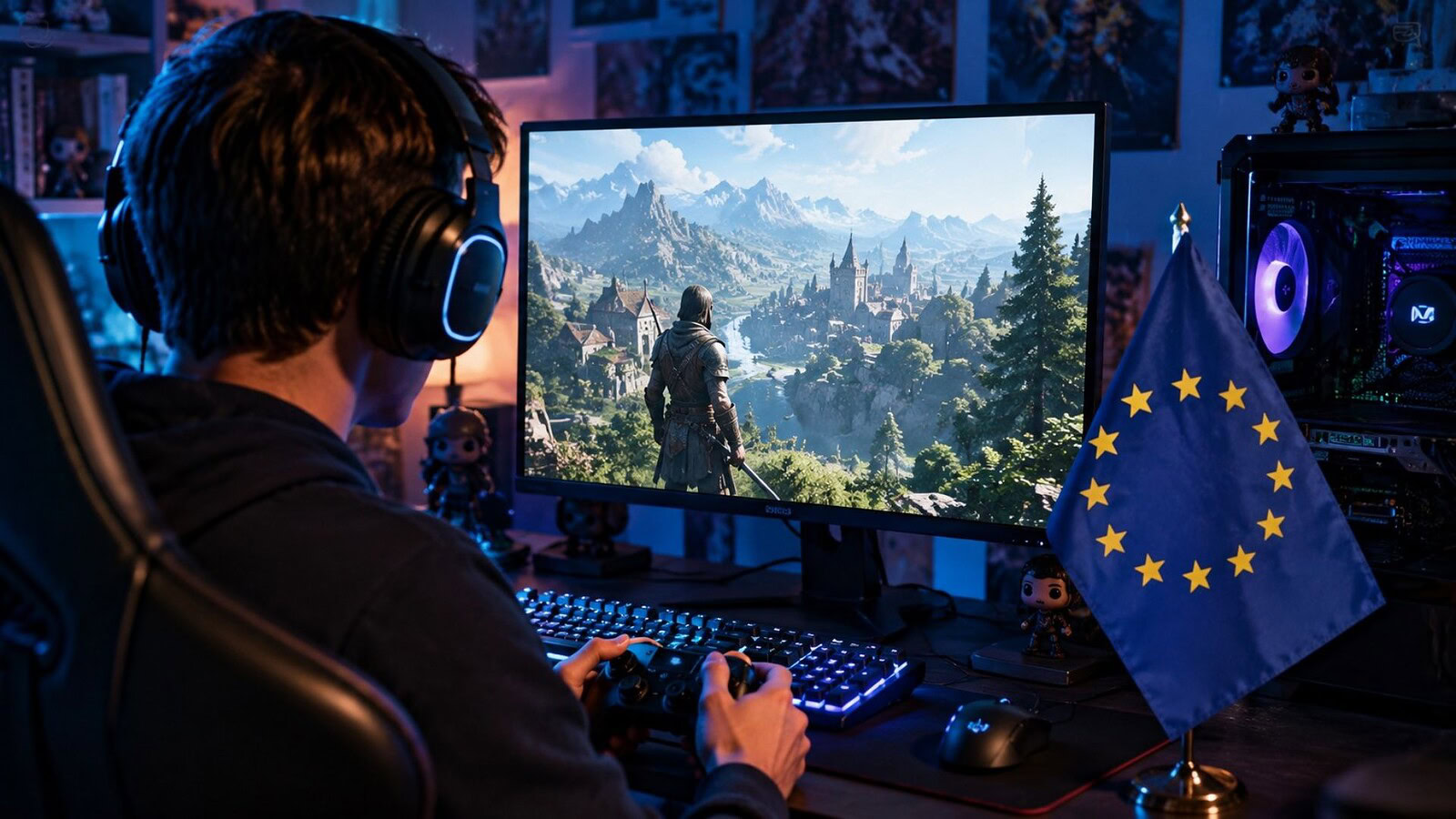Videogiochi, l'UE punta 8,6 miliardi sul gaming europeo