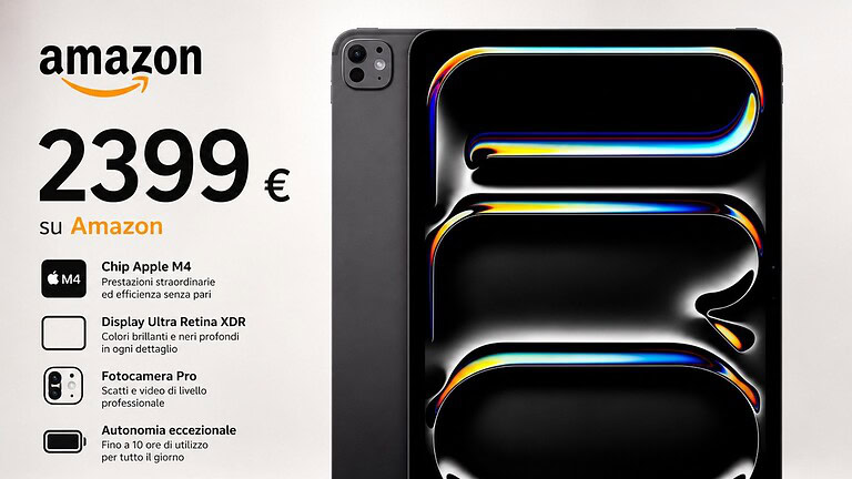 iPad Pro 13'' M5 da 2TB crolla di 500 euro su Amazon