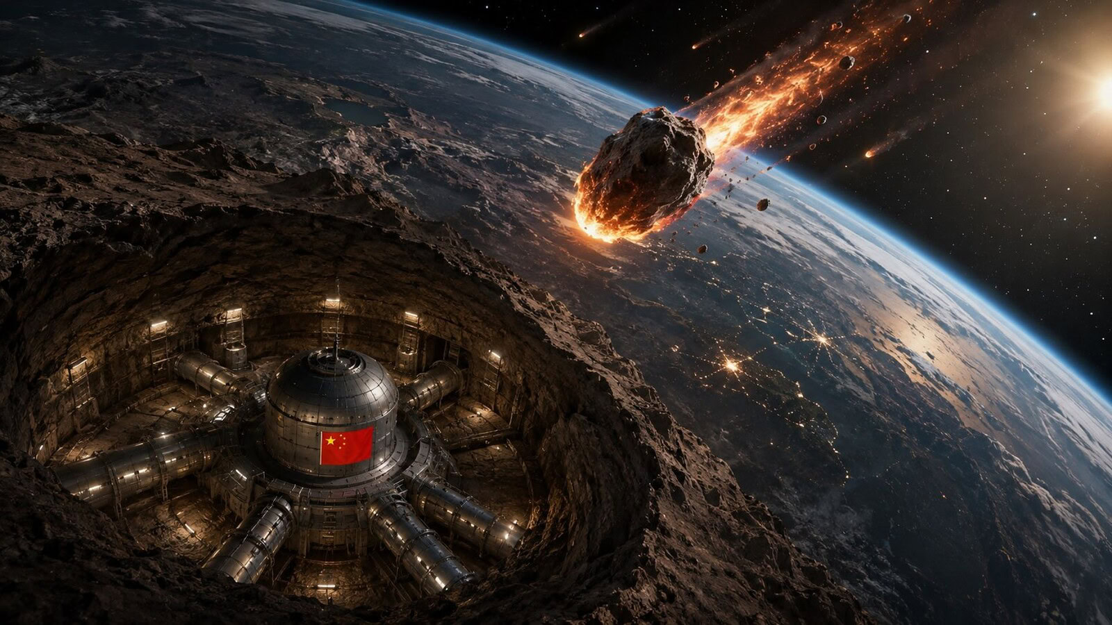Cina, testata nucleare sotterranea per deviare gli asteroidi