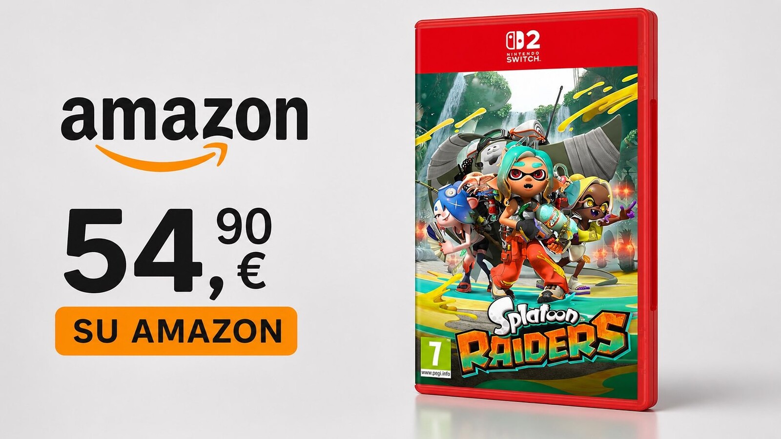 Splatoon Raiders in offerta su Amazon: prezzo sceso a 54,90 euro