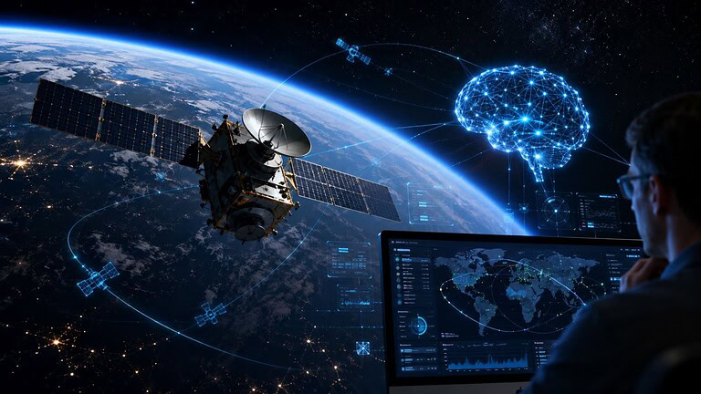 AI e satelliti: l'intelligenza artificiale conquista l'orbita