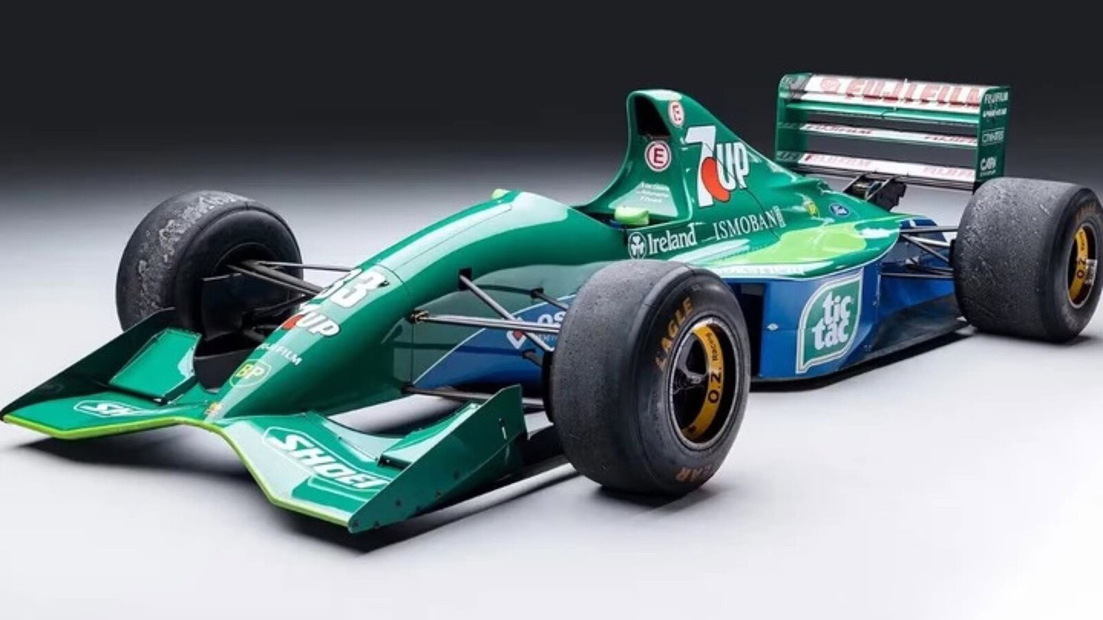 Jordan 191 all'asta a 410.000 euro: è l'auto del debutto di Schumacher