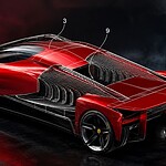 Ferrari, il brevetto svela una hypercar che cambia forma in corsa