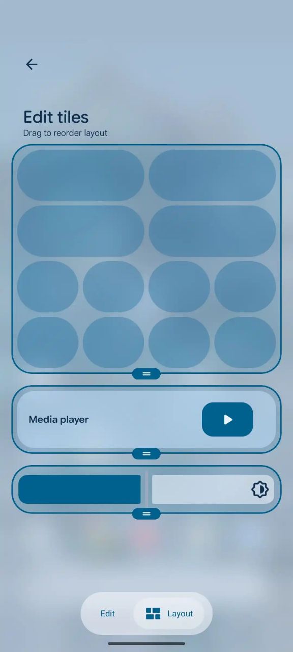 Quick Settings Pixel - design Quick Settings Pixel - caratteristiche