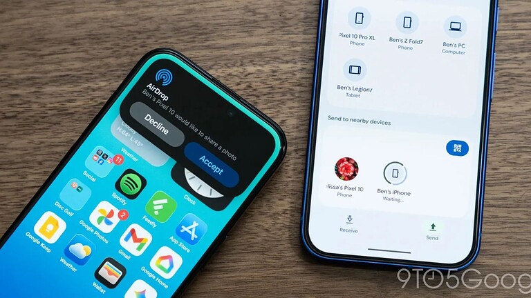 Quick Share, in arrivo Tap to Share: file con un tocco tra i telefoni