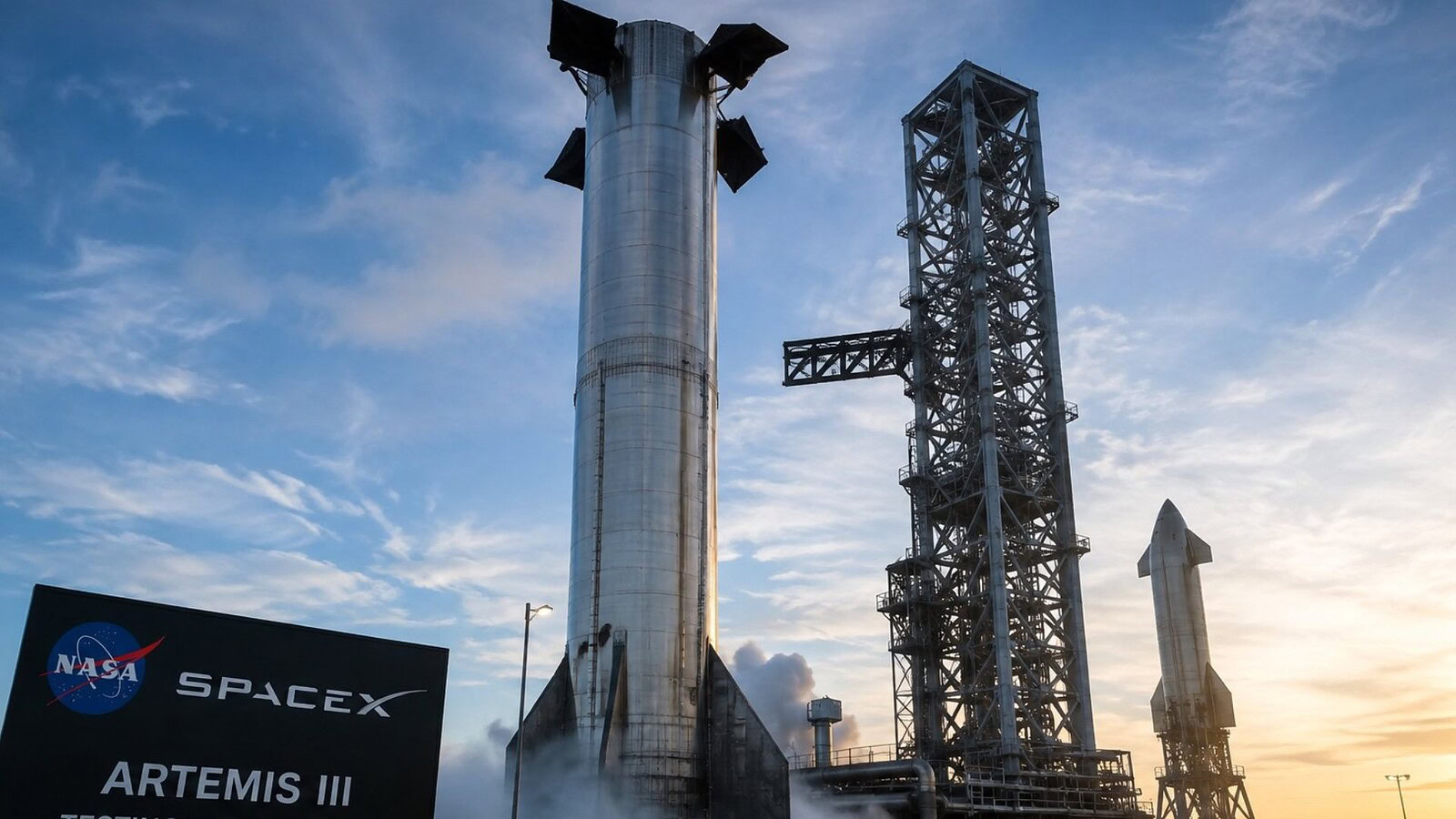 Artemis III: NASA e SpaceX testano il nuovo Super Heavy per le missioni lunari