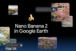 Google Earth integra Nano Banana 2 per creare immagini con l’AI