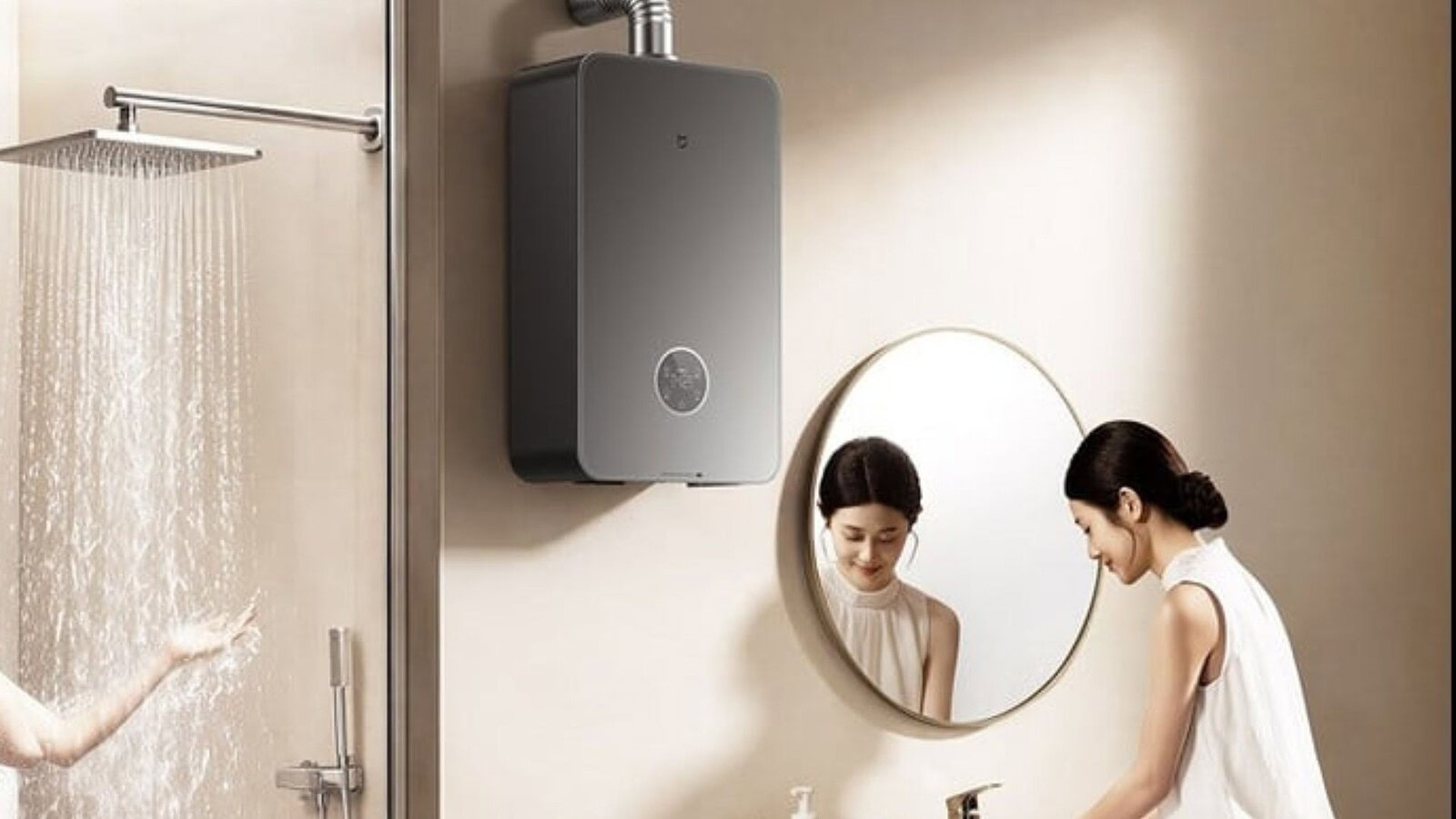 Xiaomi Smart Gas Water Heater Pro 16L: con lo scaldabagno addio tubo di scarico