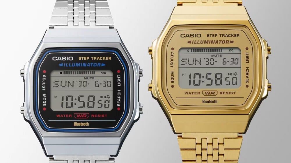 Casio ABL100WE, l'orologio vintage torna ma ora  con contapassi e Bluetooth