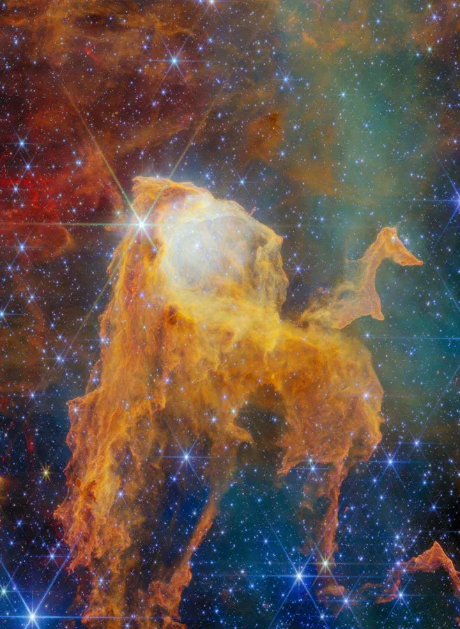 James Webb Treasure Chest Telescopio James Webb fotografa il Treasure Chest nella Nebulosa Carena