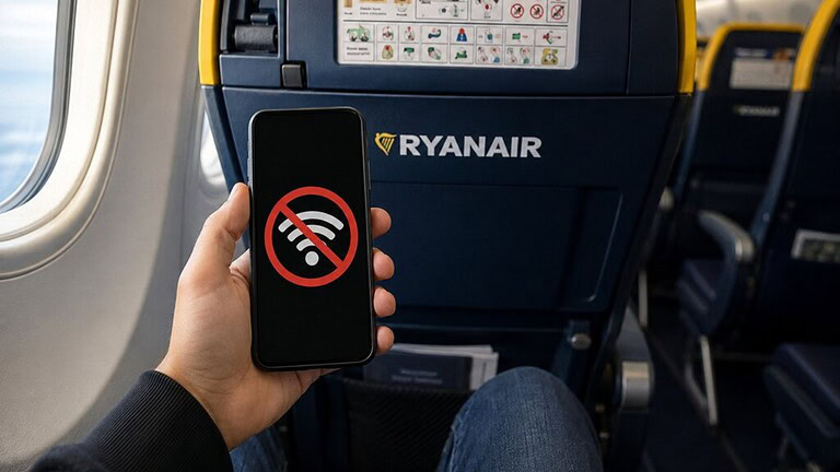 Ryanair, niente WiFi