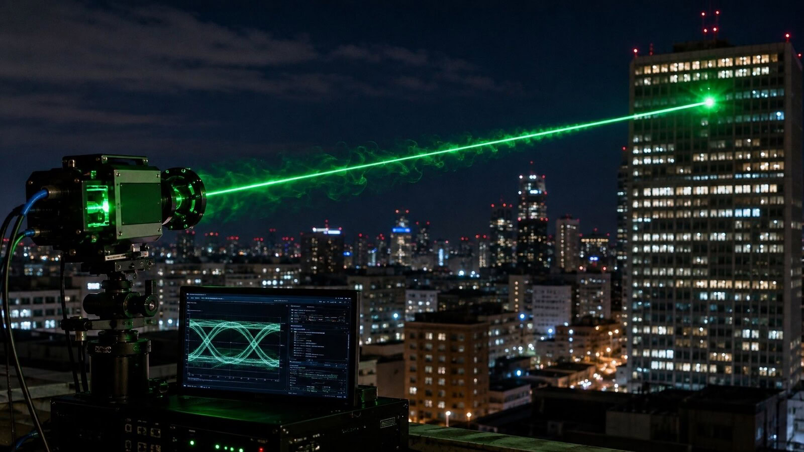 Laser, dati intatti a 270 metri nonostante la turbolenza