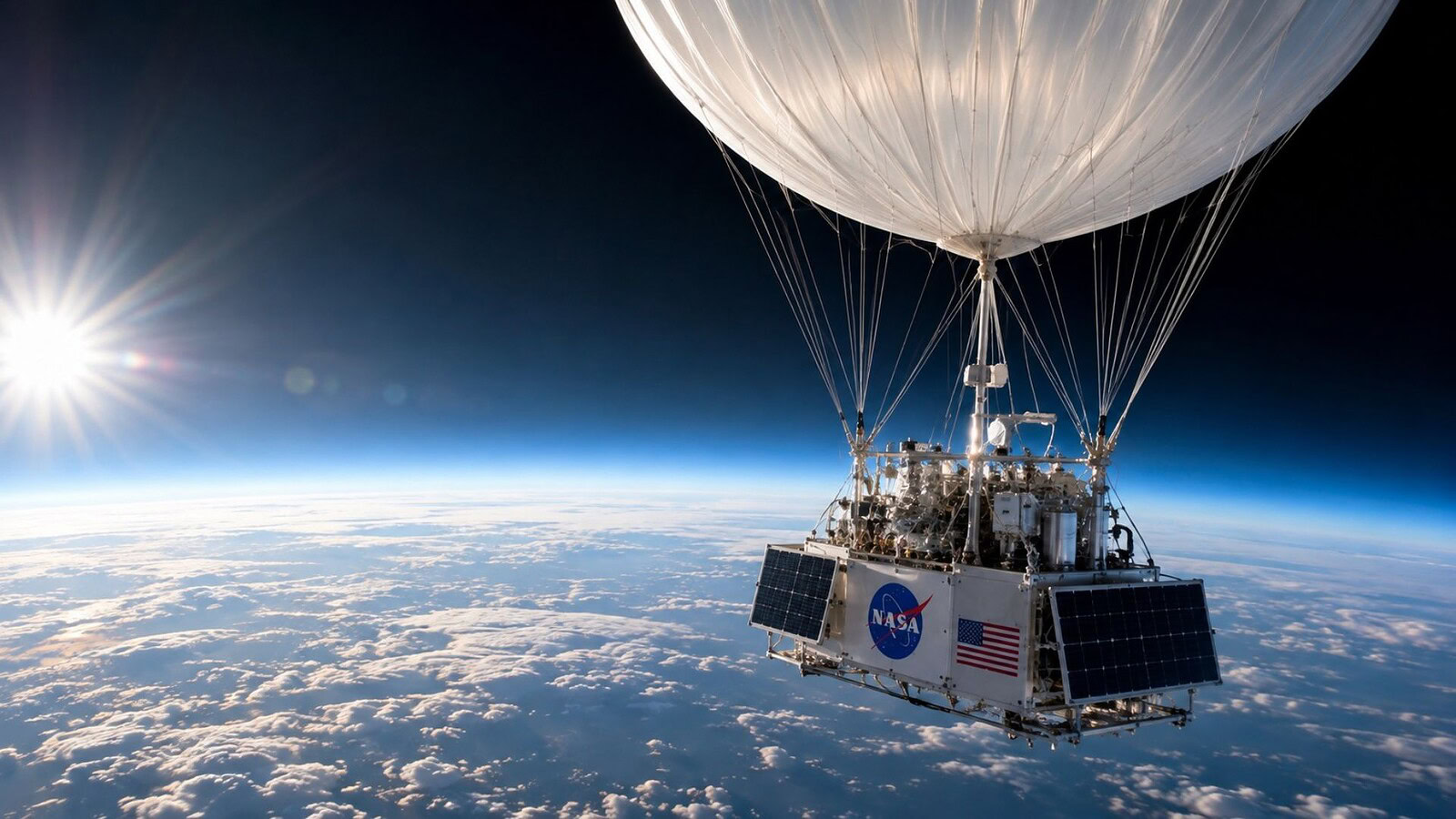 NASA, sei voli in pallone per studiare il Sole a 40 km di quota