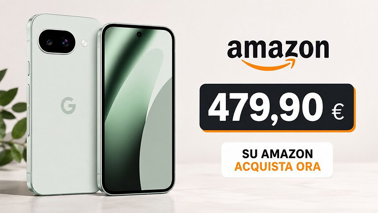 Google Pixel 10a sotto i 480 euro su Amazon: sconto del 26%