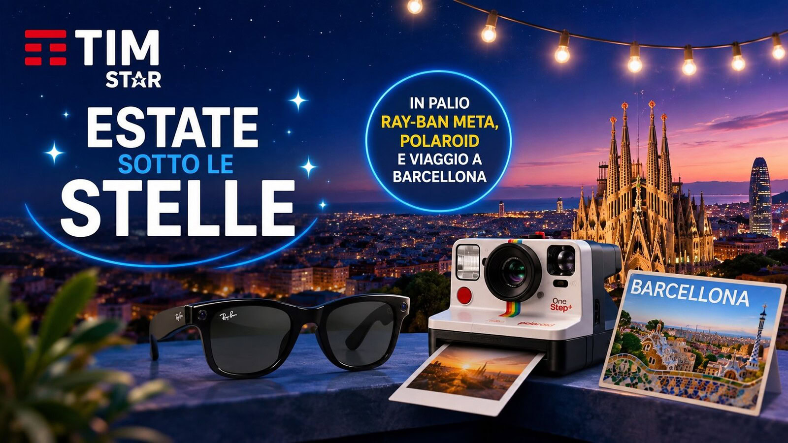 TIM Star, il concorso Estate sotto le stelle regala Ray-Ban Meta e un viaggio
