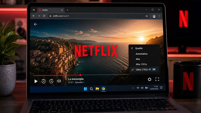 Netflix in 4K su Chrome: ora è possibile su Windows