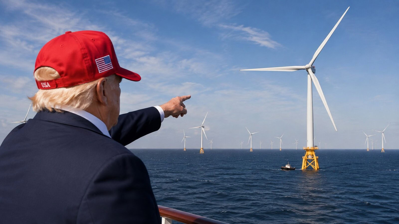 Eolico offshore USA, Trump: 1,22 miliardi a RWE per fermare i progetti