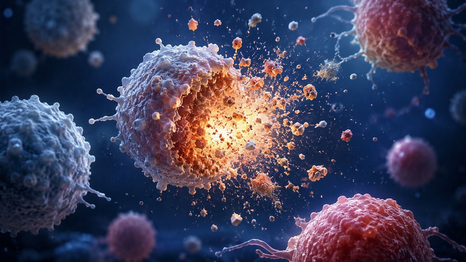 Ruptoblasti, le cellule immunitarie che esplodono per difendere l'organismo