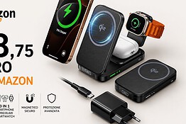 INIU 3 in 1 Qi2: sconto del 50% su Amazon per l’ecosistema Apple