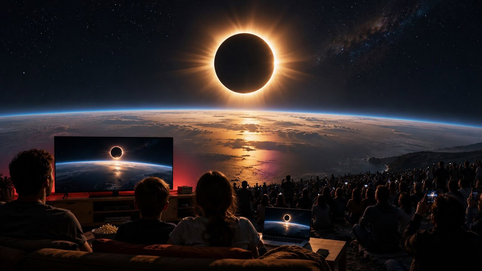 Eclissi totale di sole stasera: dove vederla in diretta streaming