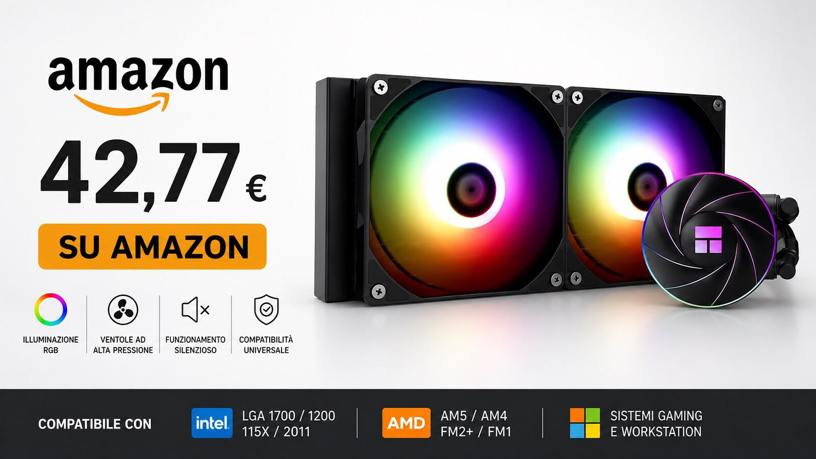 Thermalright Aqua Elite 240 al minimo storico: 42,77€ su Amazon
