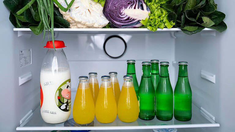 Smartphone in frigo