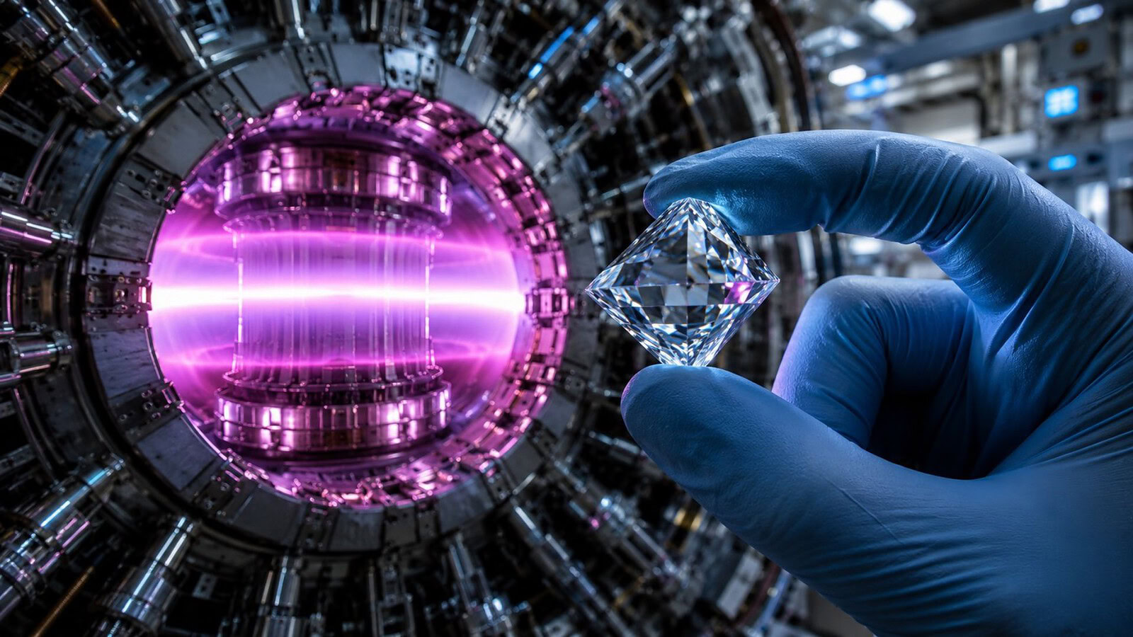 Diamante fuso a pressioni estreme: svolta per la fusione nucleare