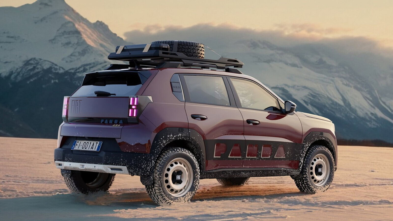 Fiat Grande Panda 4x4, il concept che riporta il mito del 1983