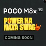 POCO M8x 5G, il primo scatto svela display e batteria