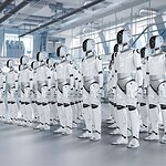 Mitsubishi riconverte una linea motori per robot umanoidi