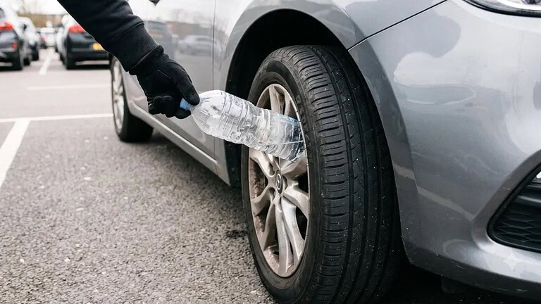Truffa della bottiglia di plastica: cosa accade nei parcheggi
