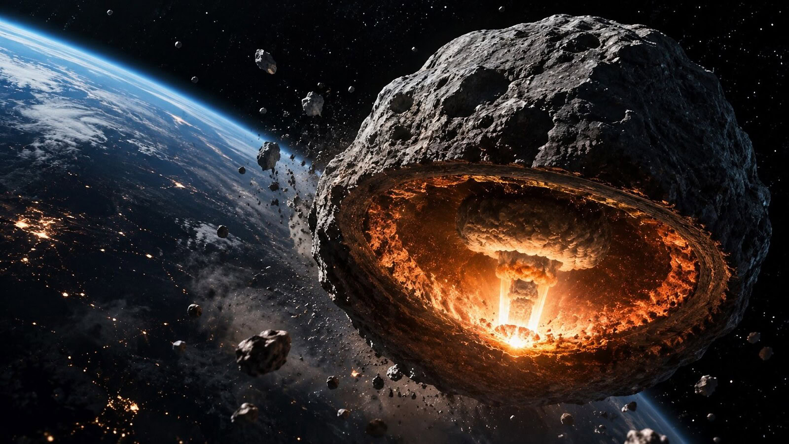 Cina, la bomba nucleare per deviare gli asteroidi pericolosi