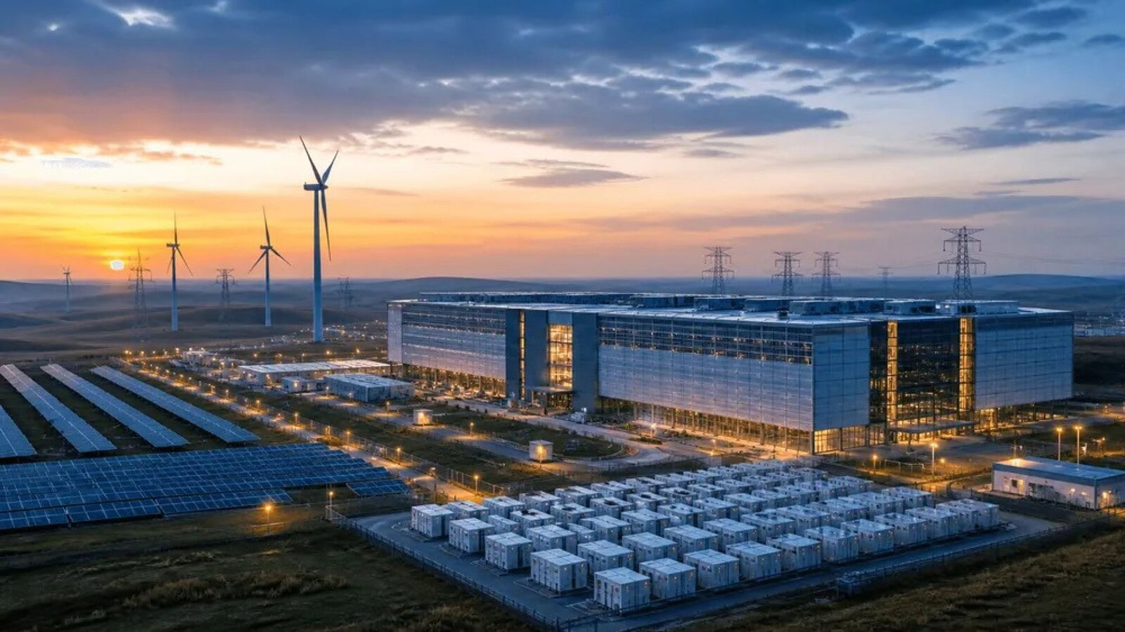 Galaxy Campus, il polo AI di Envision alimentato da vento e sole