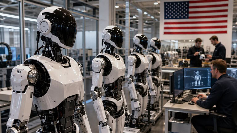 Robot umanoidi: la Cina domina i brevetti, ma gli USA restano avanti