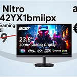 Acer Nitro 24 pollici a 89,90 euro: monitor gaming a 200 Hz