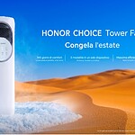 HONOR CHOICE Tower Fan debutta in Italia: raffresca, riscalda e umidifica con un solo dispositivo