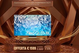 Samsung 8K da 75 pollici crolla del 44% su Amazon