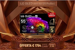 LG OLED evo AI G6S 55 pollici in offerta: 745€ di sconto