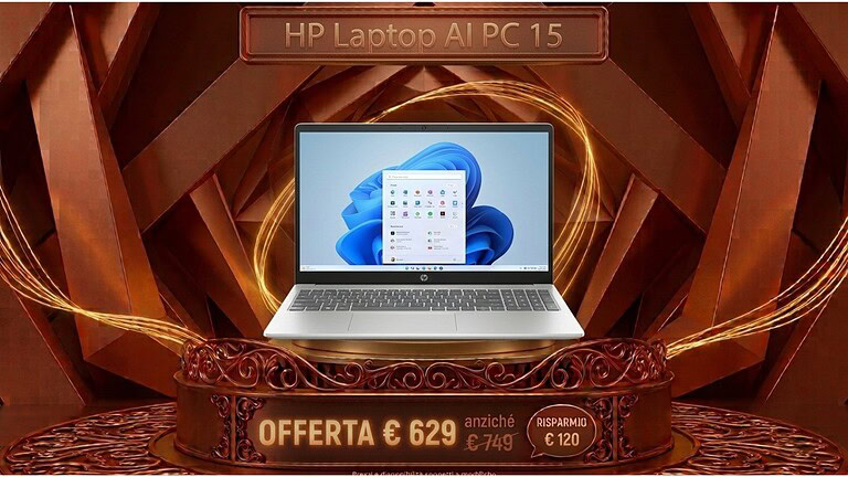 HP 15 al minimo storico su Amazon: prezzo più basso di sempre