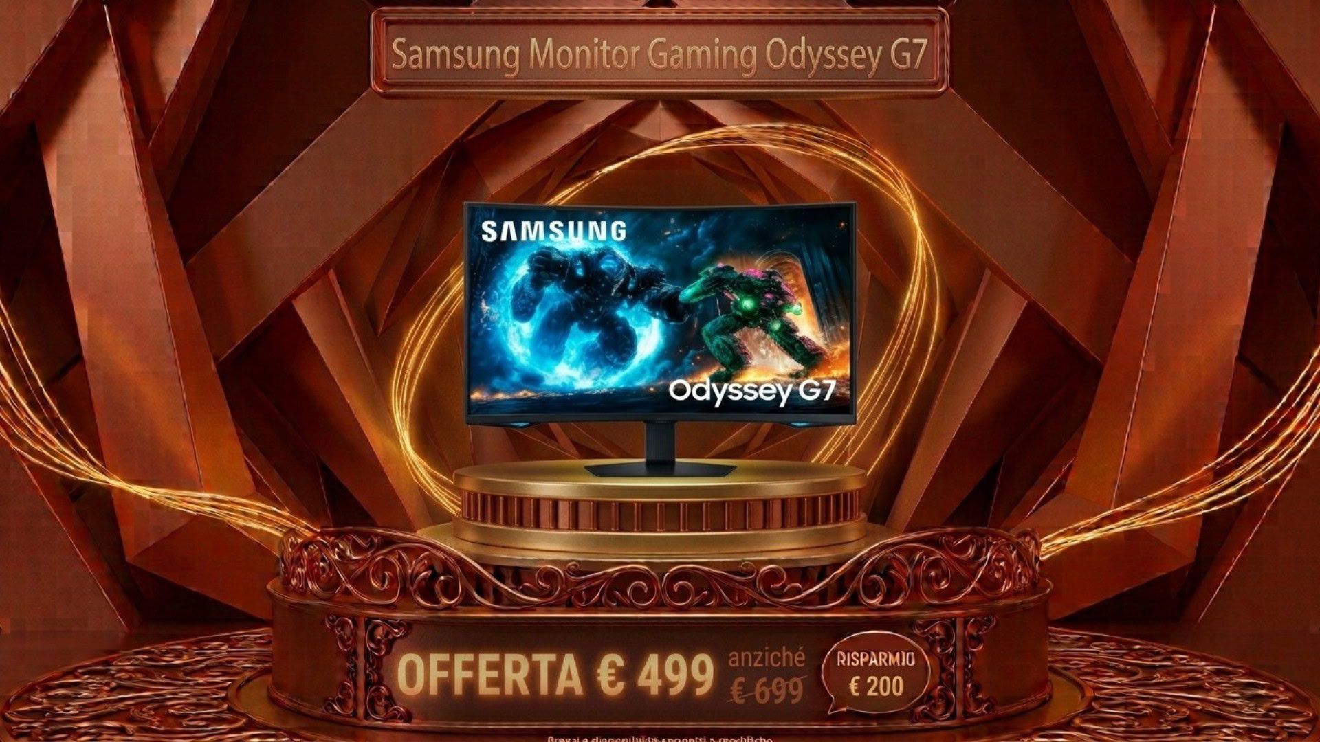 Samsung Odyssey G7 al minimo storico: 37 pollici 4K a 499 euro Samsung Odyssey G7 al minimo storico: 37 pollici 4K a 499 euro