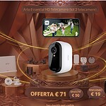 Arlo Essential HD in offerta su Amazon: sicurezza smart low cost