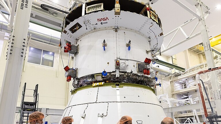 Artemis III, Orion è completa: NASA unisce i due moduli