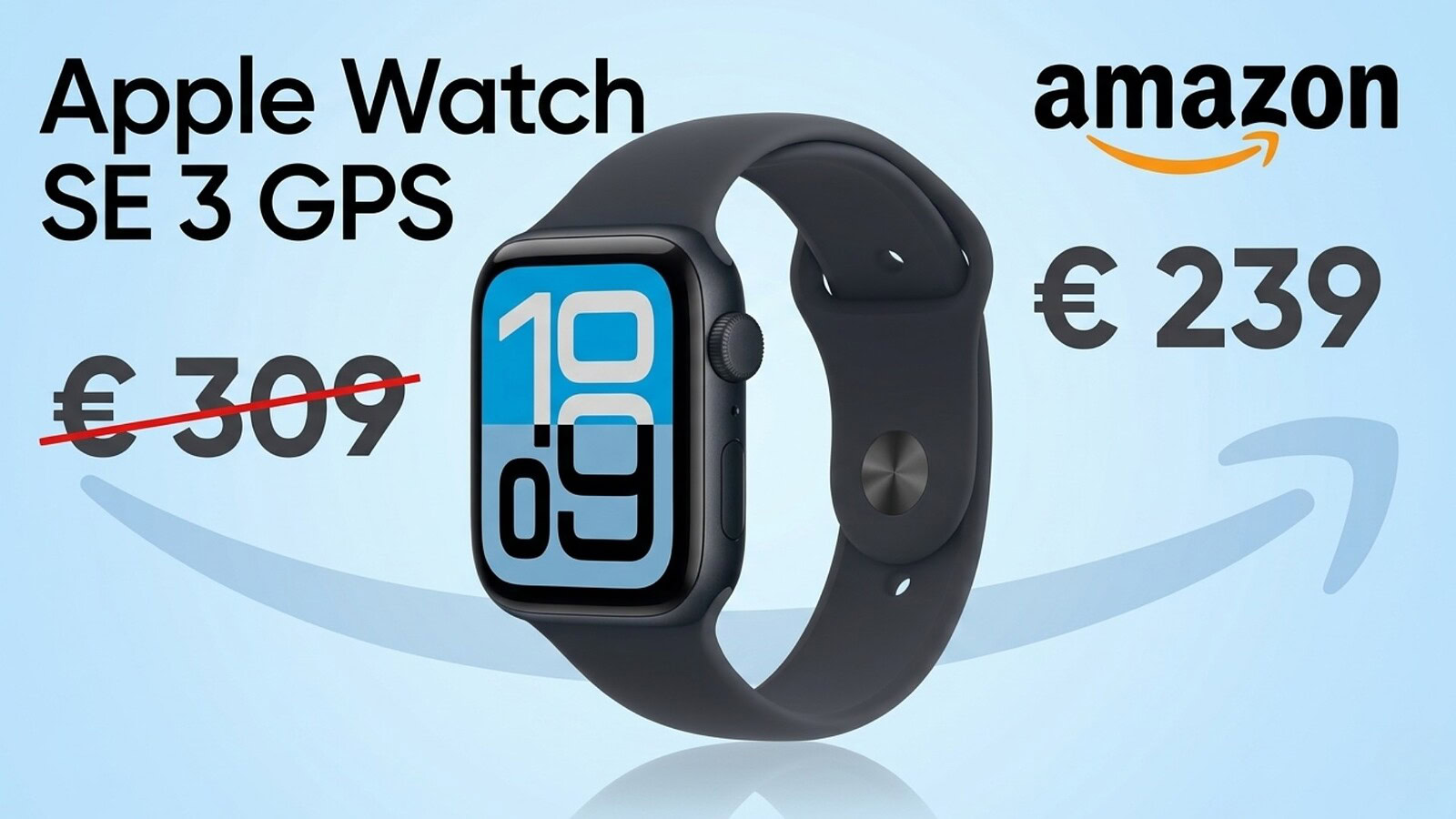 Apple Watch SE 3 al minimo storico su Amazon: sconto del 23%
