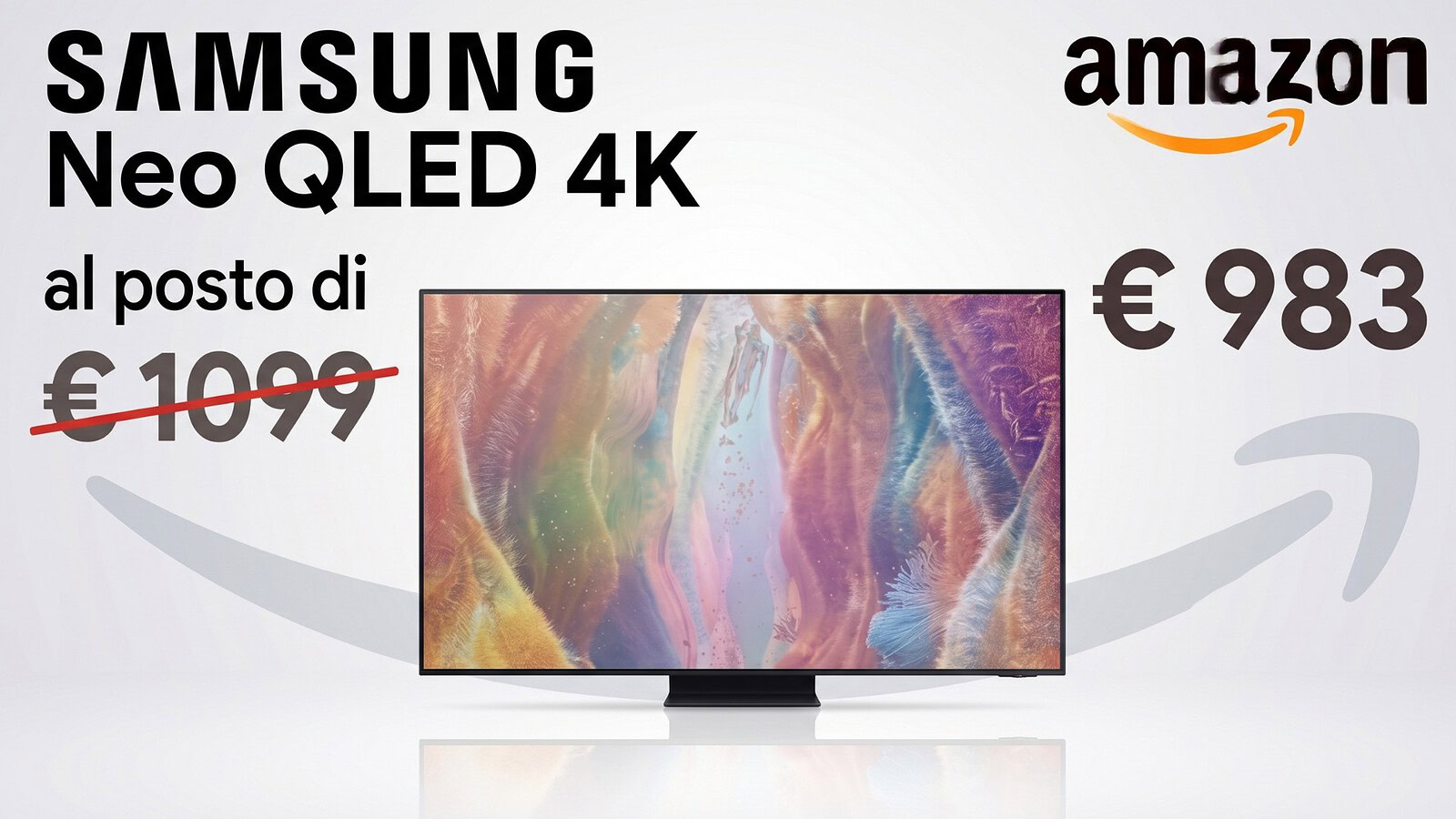 Samsung Neo QLED 75 pollici a 983€: Mini LED e 144 Hz in offerta