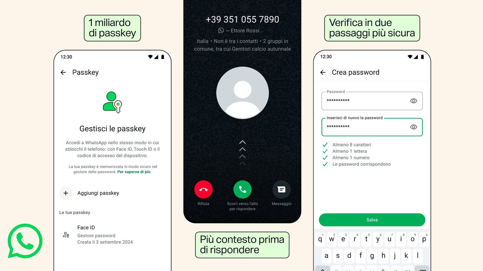 WhatsApp rafforza la sicurezza con passkey multiple e nuova 2FA
