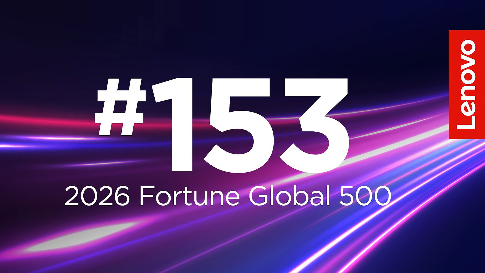 Lenovo al 153° posto nella Fortune Global 500: il miglior risultato di sempre