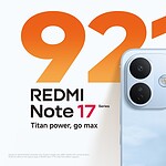 Xiaomi REDMI Note 17 Series ufficiale: 4 modelli e batteria da 9.210mAh