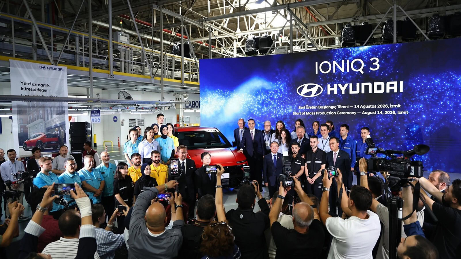 Hyundai avvia in Turchia la produzione di IONIQ 3: 30.000 unità l'anno