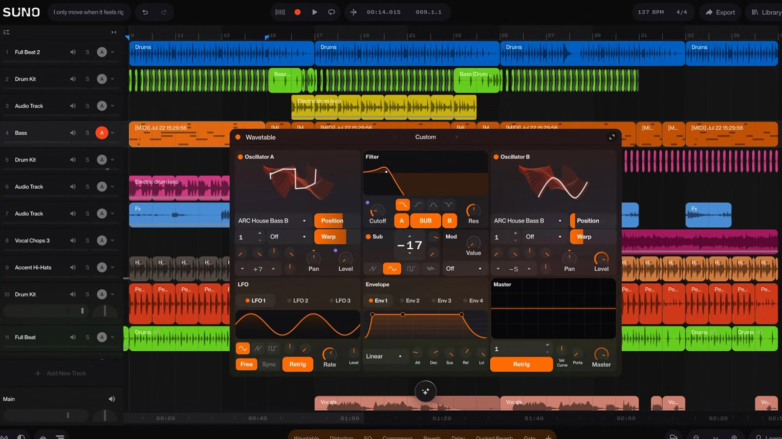 Suno Studio 2.0 diventa una vera DAW: MIDI ed export multitraccia