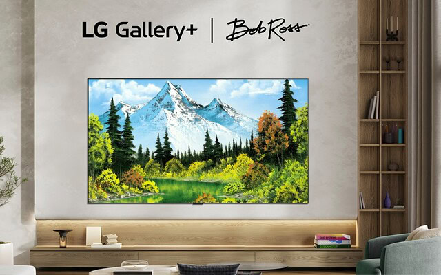 Bob Ross arriva su LG Gallery+: i suoi dipinti sui TV Smart LG